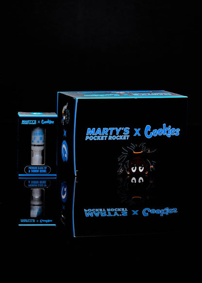 Marty's Pocket Rocket x Cookies Collab Glass Tip