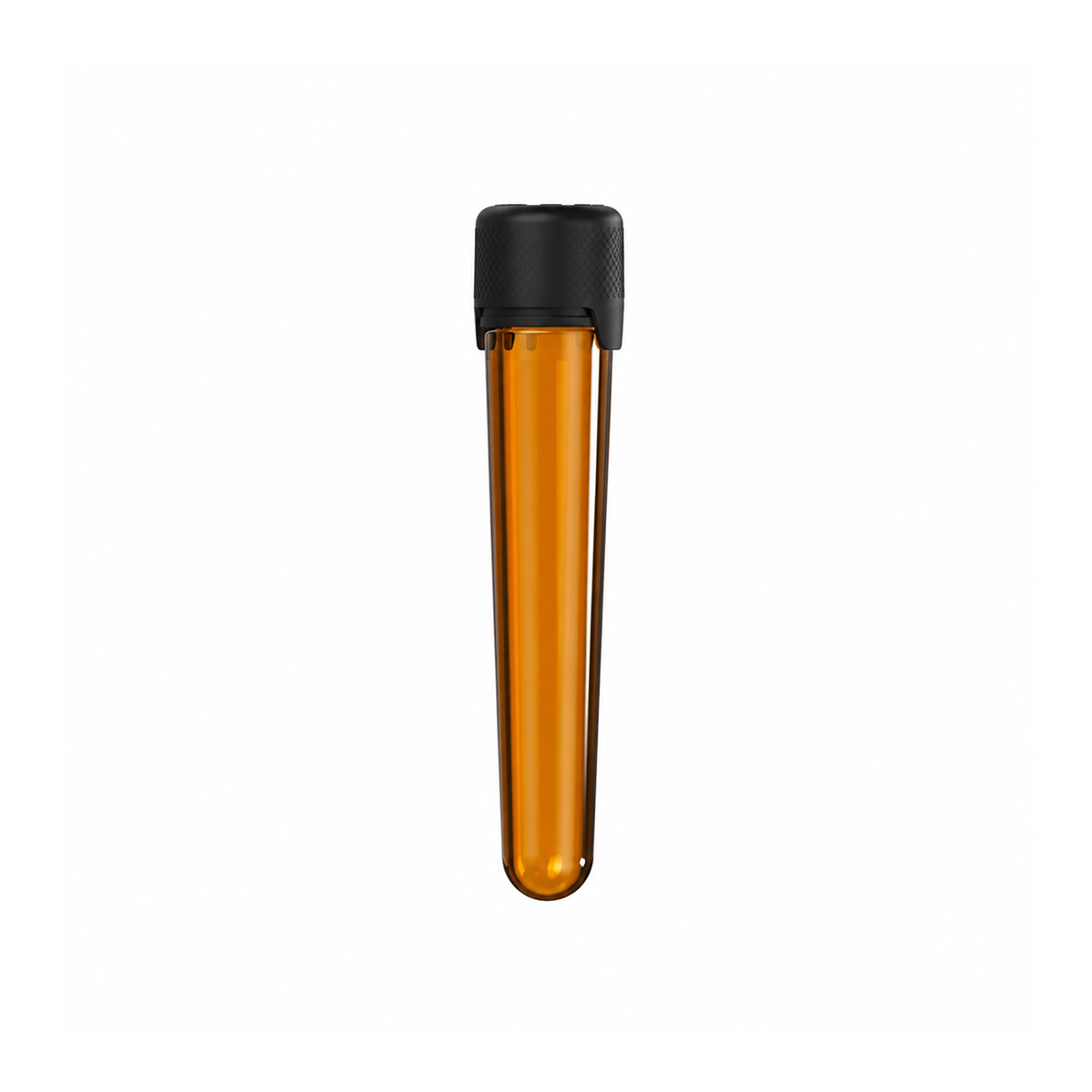 Chubby Gorilla Aviator Tube (CR/TE) - 100mm - AMBER TUBE w/ BLACK CLOSURE - 500ct