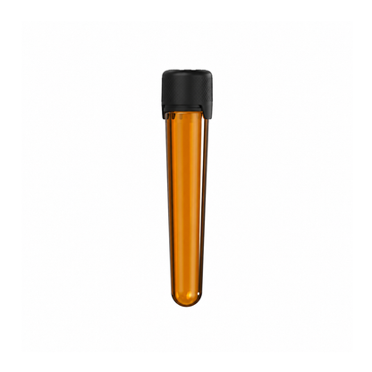 Chubby Gorilla Aviator Tube (CR/TE) - 100mm - AMBER TUBE w/ BLACK CLOSURE - 500ct