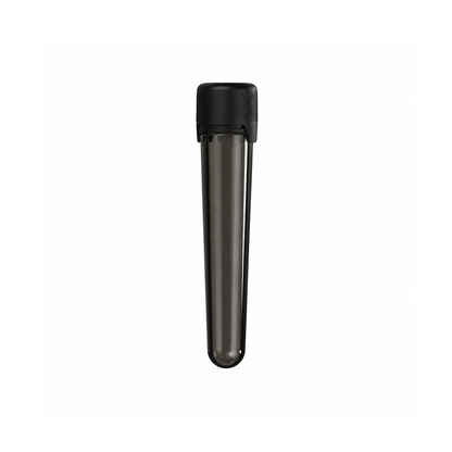 Chubby Gorilla Aviator Tube (CR/TE) - 100mm - TRANSLUCENT BLACK TUBE w/ BLACK CLOSURE - 500ct