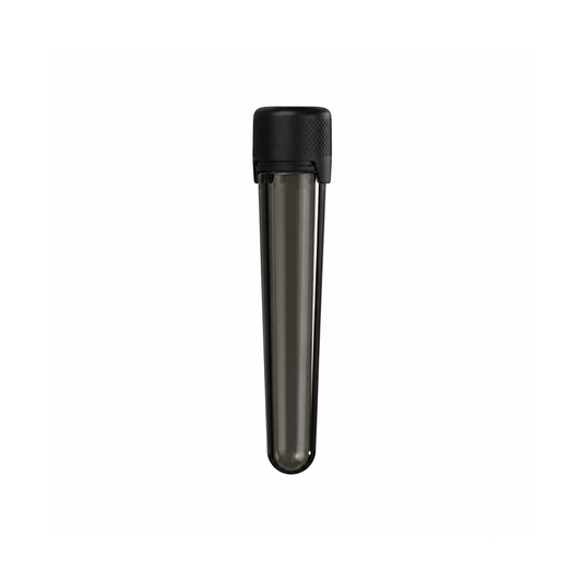 Chubby Gorilla Aviator Tube (CR/TE) - 100mm - TRANSLUCENT BLACK TUBE w/ BLACK CLOSURE - 500ct