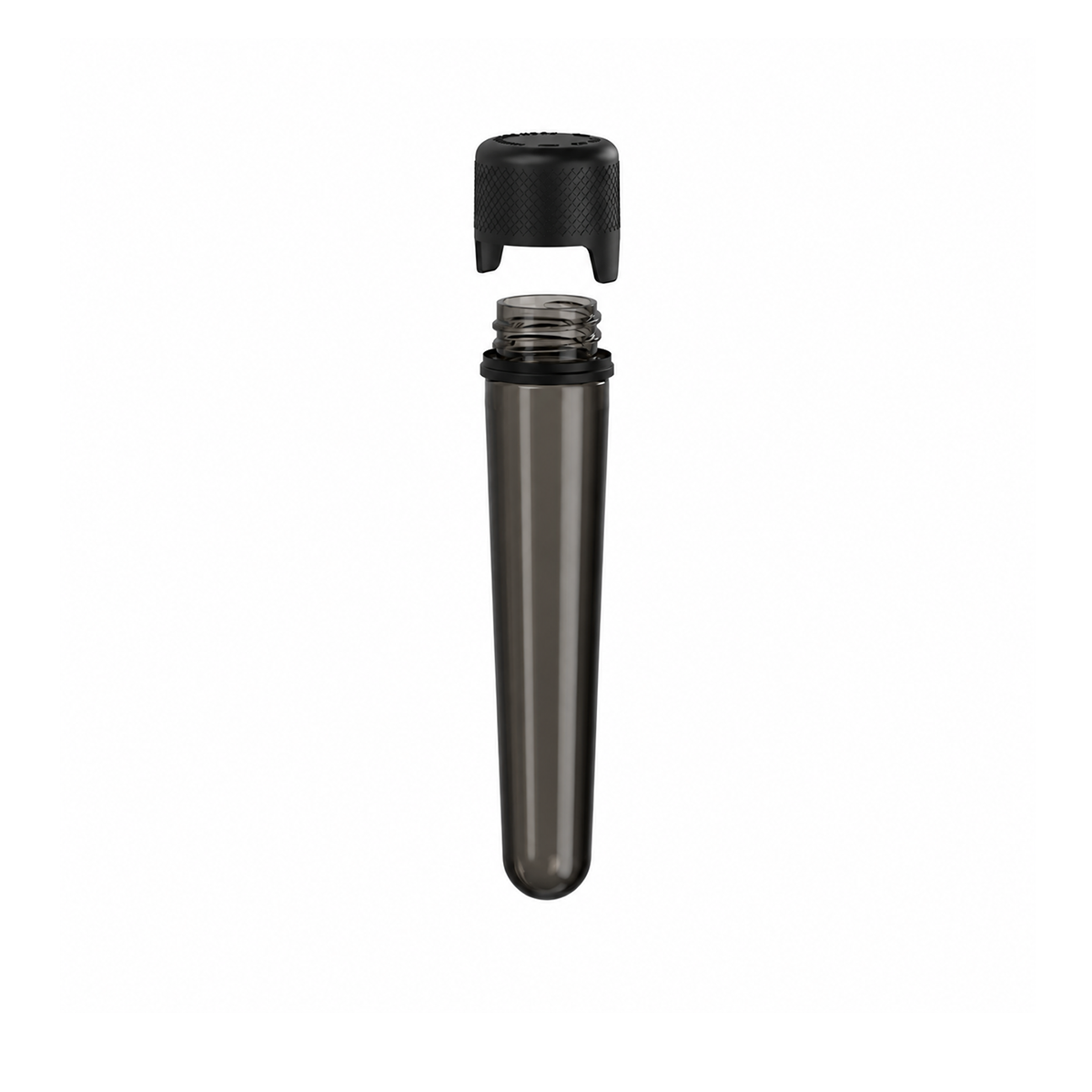 Chubby Gorilla Aviator Tube (CR/TE) - 100mm - TRANSLUCENT BLACK TUBE w/ BLACK CLOSURE - 500ct