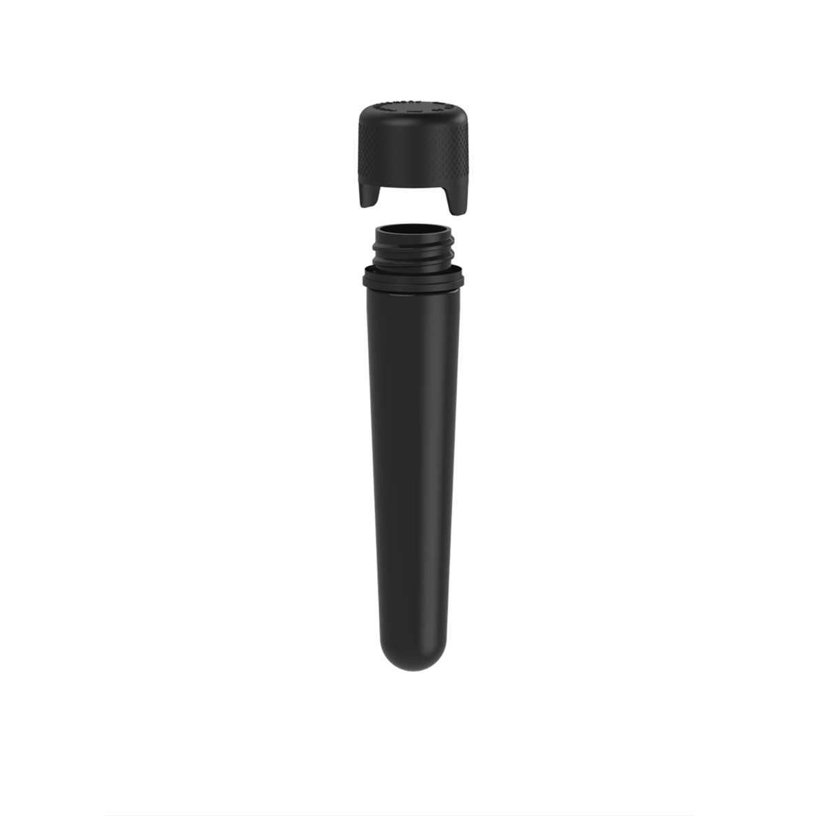 Chubby Gorilla Aviator Tube (CR/TE) - 100mm - BLACK TUBE w/ BLACK CLOSURE - 500ct