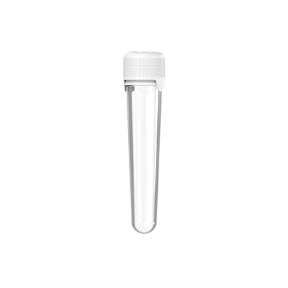 Chubby Gorilla Aviator Tube (CR/TE) - 100mm - CLEAR TUBE w/ WHITE CLOSURE - 500ct