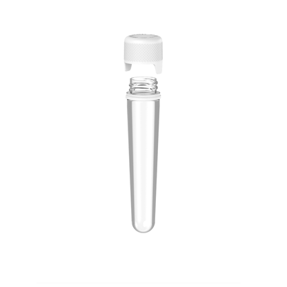 Chubby Gorilla Aviator Tube (CR/TE) - 100mm - CLEAR TUBE w/ WHITE CLOSURE - 500ct