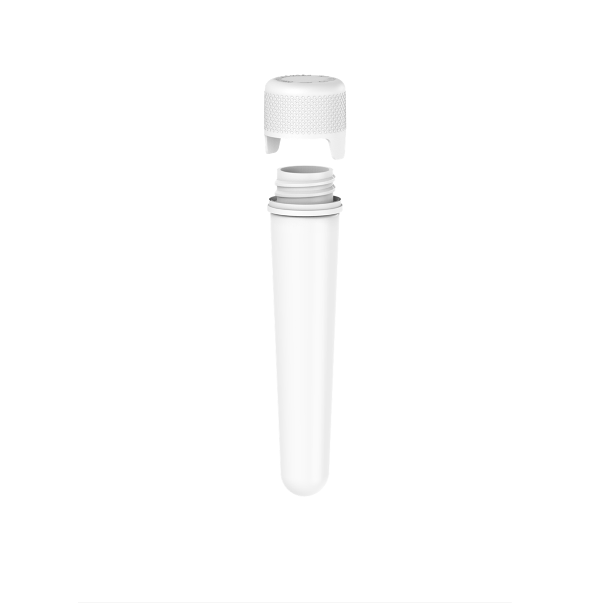 Chubby Gorilla Aviator Tube (CR/TE) - 100mm - WHITE TUBE w/ WHITE CLOSURE - 500ct