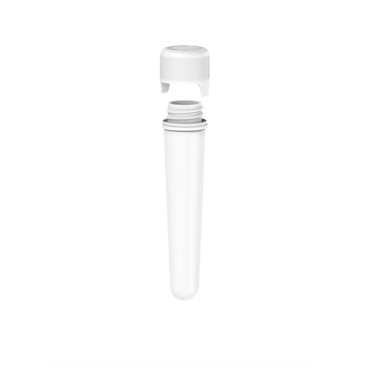 Chubby Gorilla Aviator Tube (CR/TE) - 100mm - WHITE TUBE w/ WHITE CLOSURE - 500ct