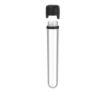 Chubby Gorilla Aviator Tube (CR/TE) - 120mm - CLEAR TUBE w/ BLACK CLOSURE - 500ct