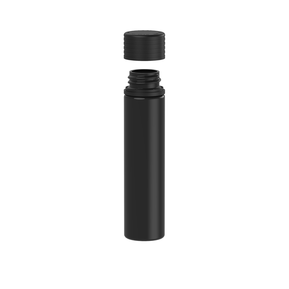 Chubby Gorilla Spiral Tube (CR/TE) - 95mm - BLACK TUBE w/ BLACK CLOSURE - 300ct