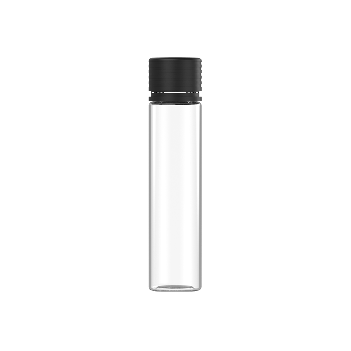 Chubby Gorilla Spiral Tube (CR/TE) - 95mm - CLEAR TUBE w/ BLACK CLOSURE - 300ct