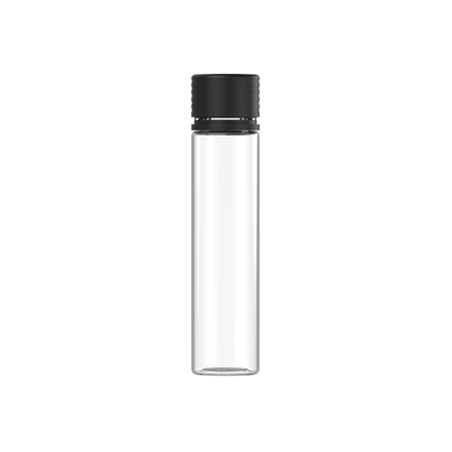 Chubby Gorilla Spiral Tube (CR/TE) - 95mm - CLEAR TUBE w/ BLACK CLOSURE - 300ct