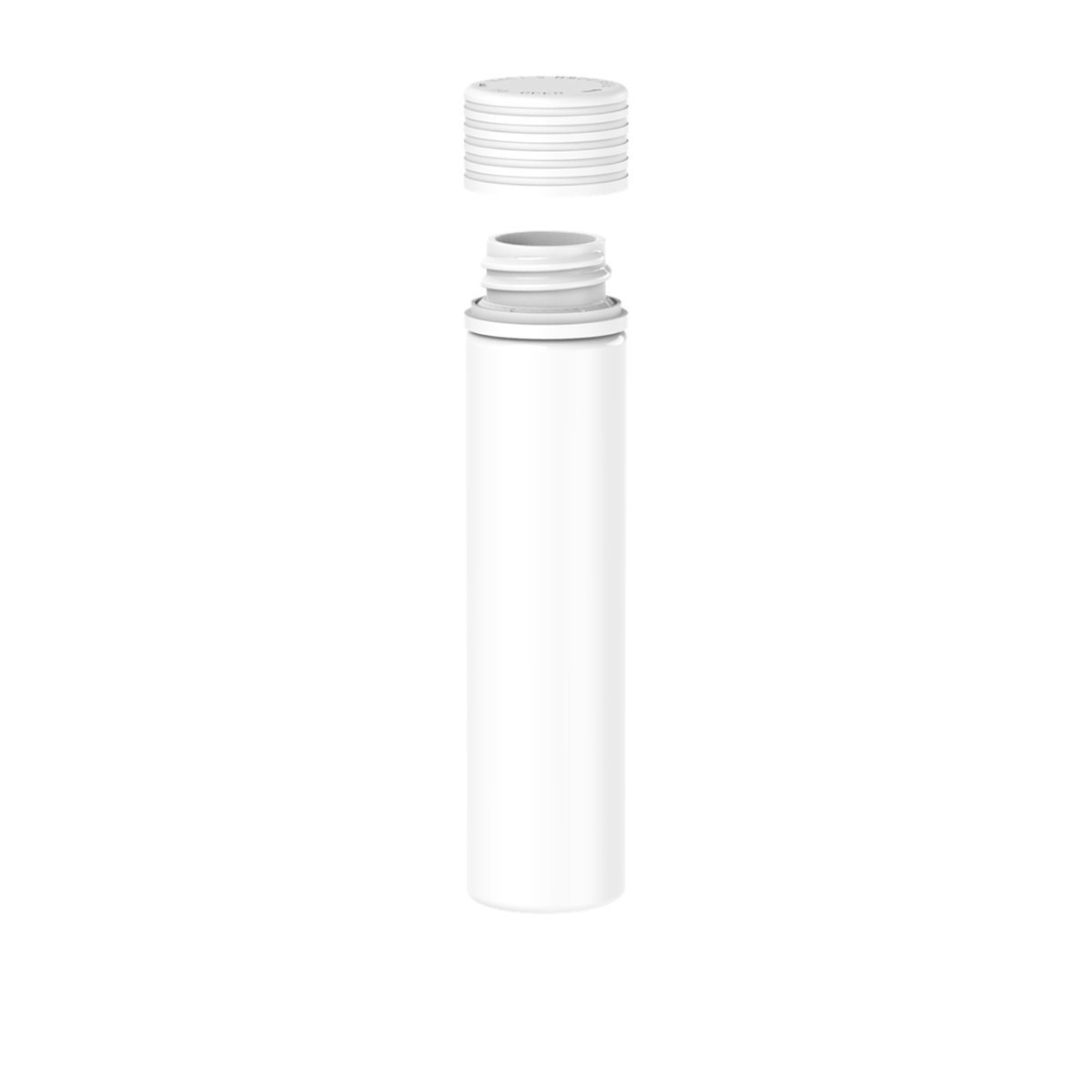 Chubby Gorilla Spiral Tube (CR/TE) - 95mm - WHITE TUBE w/ WHITE CLOSURE - 300ct