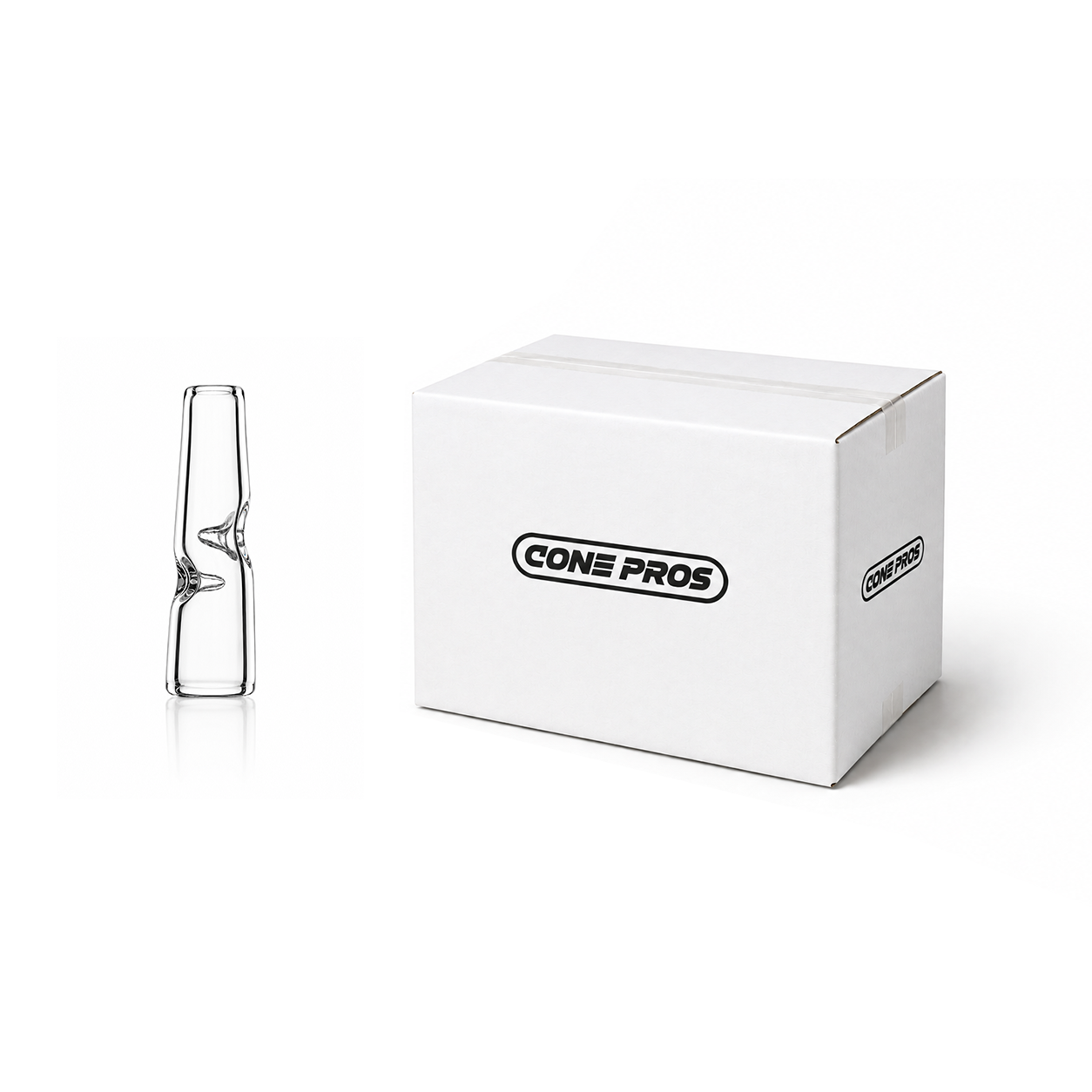 Glass Tip - Conical with 2 Pokes (5,000ct)