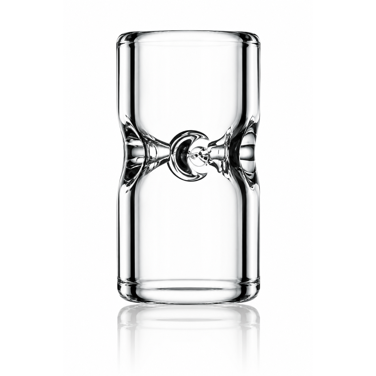 Glass Tip - Cylinder (3 pokes) - Clear