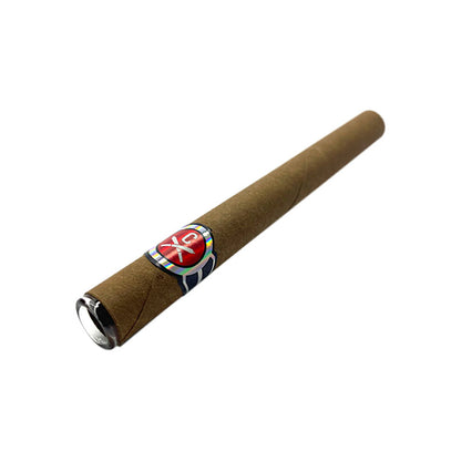 11x109mm Hemp Tubes - Glass Tip - Light Brown (10ct)