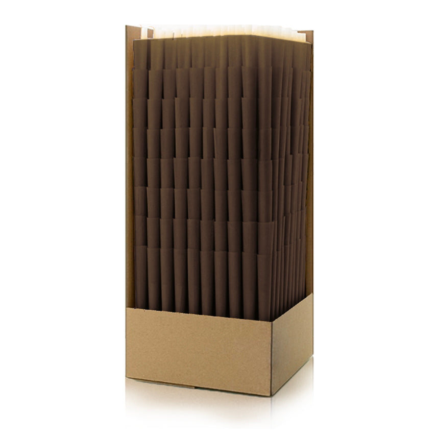 109mm Hemp Cones - Dark Brown (400ct)