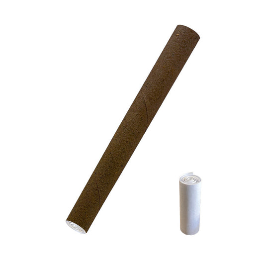 11x109mm Hemp Tubes - Paper Tip - Dark Brown (90ct)