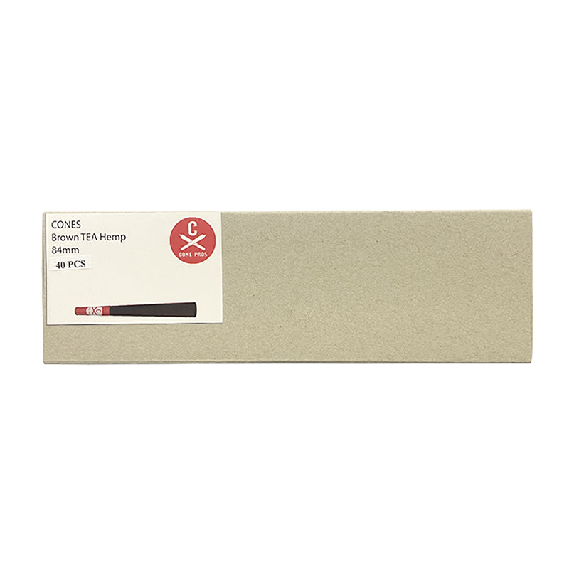 84mm TEA Cones - Light Brown (40ct)