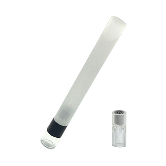 11x109mm Rolling Paper Tubes - Glass Tip - Refined White (90ct)