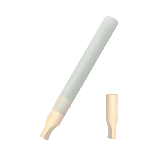 11x109mm Rolling Paper Tubes - Wood Tip - Refined White (90ct)