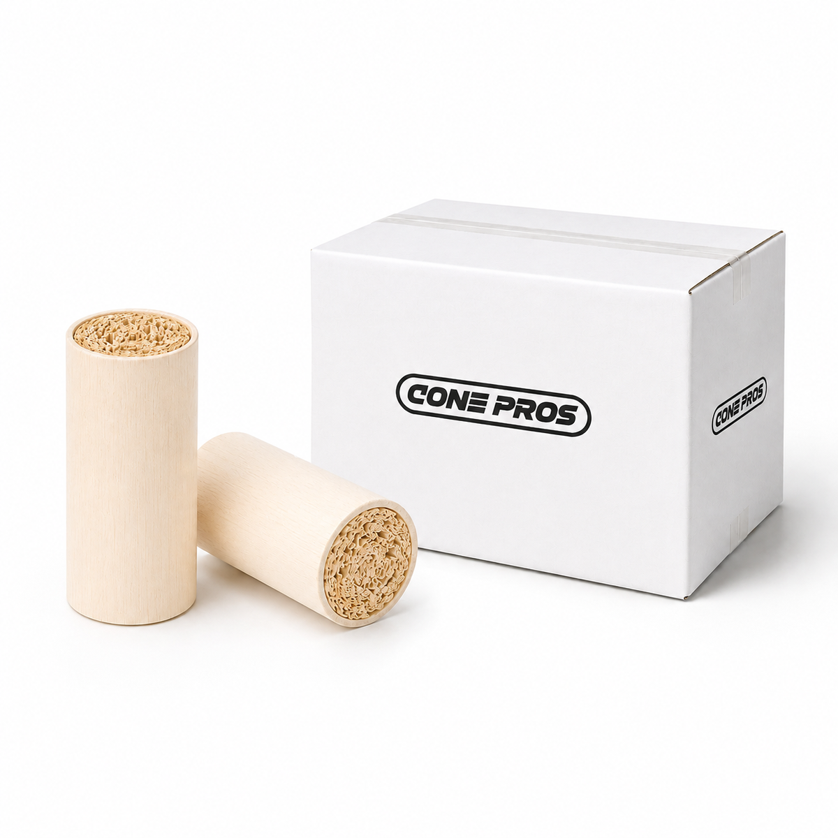 Wood Tip: Cylindrical + Corn Husk (5,000ct)